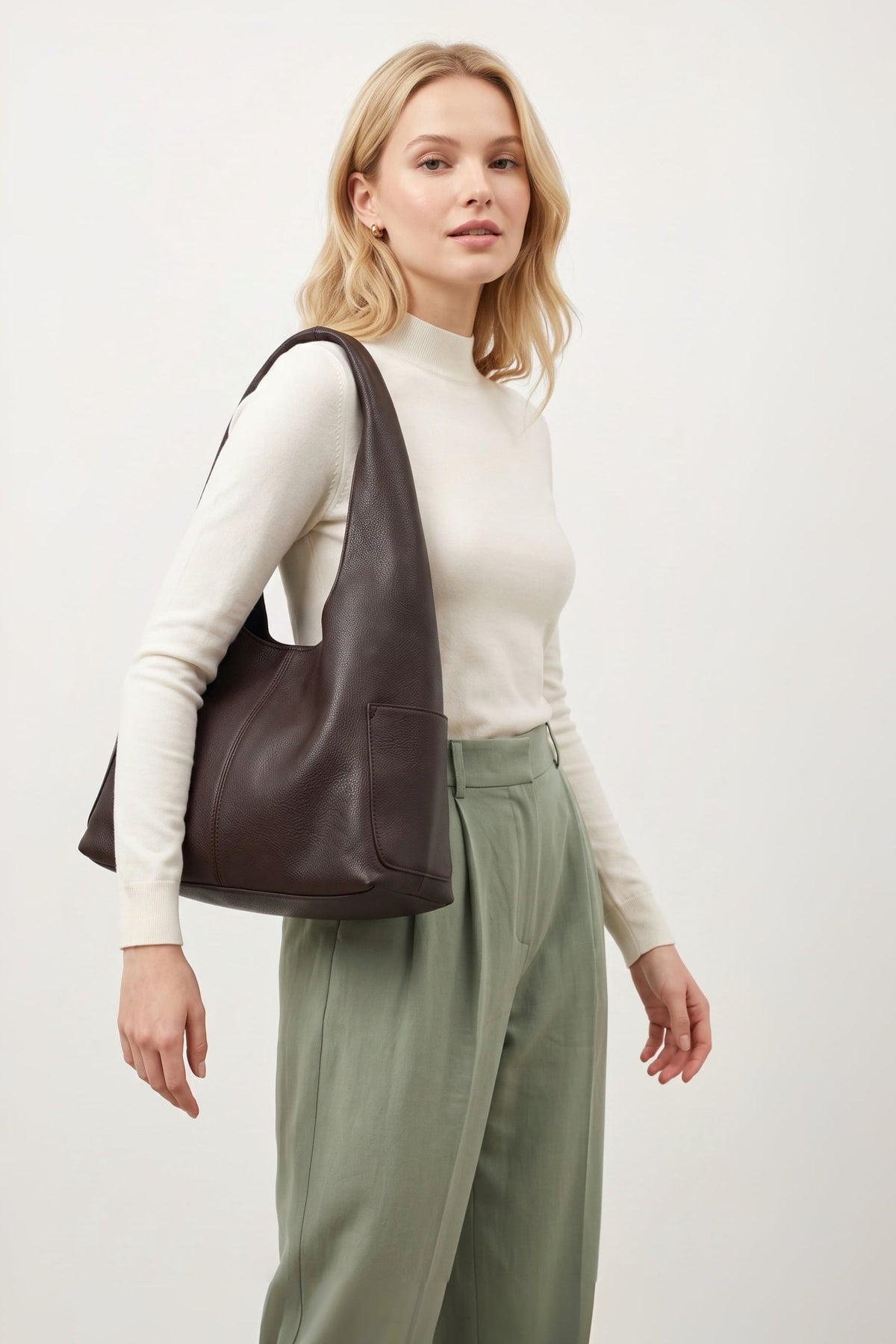 ROSETTE Solène Oversize Hobo Omuz Çantası
