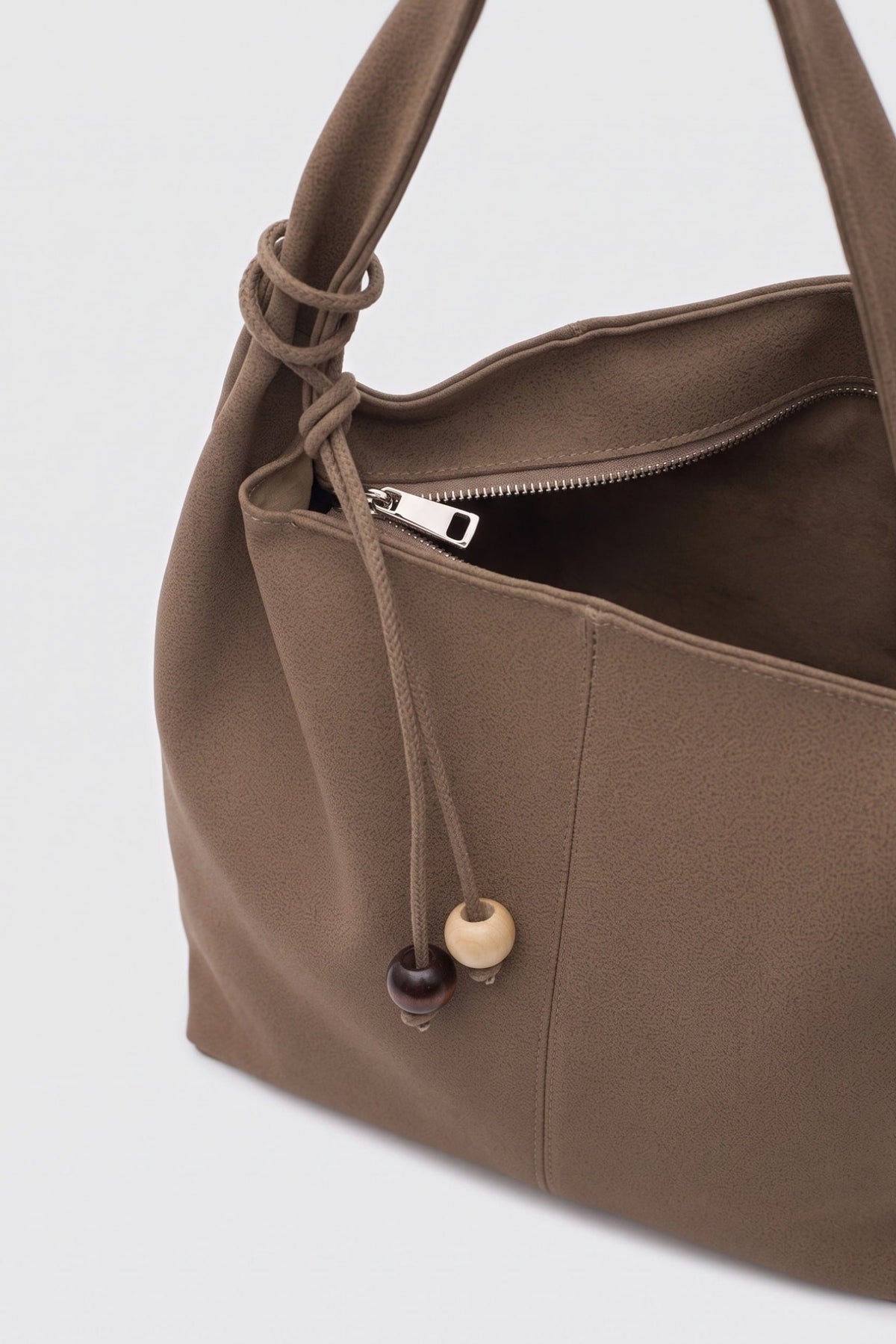 ROSETTE Siena Süet Charm Hobo Çanta