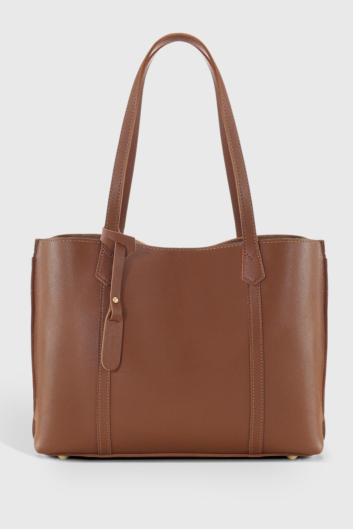 ROSETTA Florence taba üç bölmeli shopper