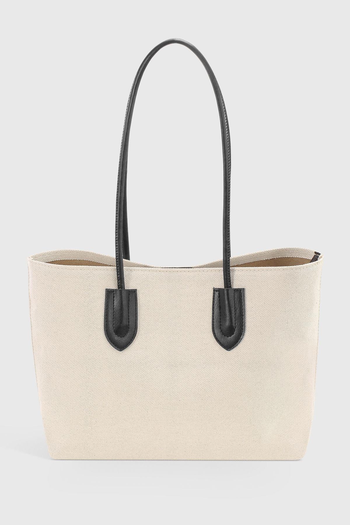 ROSETTA Margaux Soft Krem shopper çanta