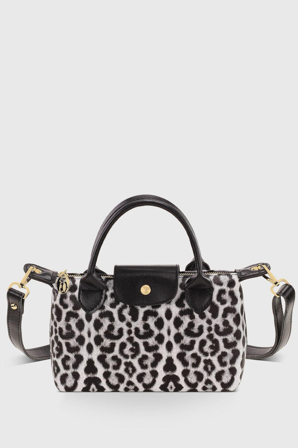 ROSETTA Mirelle Texture Leopar Siyah